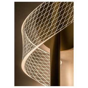 Nástenné svietidlo ZOFRAEL zlatá/priehľadná 6