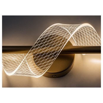 Nástenné svietidlo ZOFRAEL zlatá/priehľadná 9