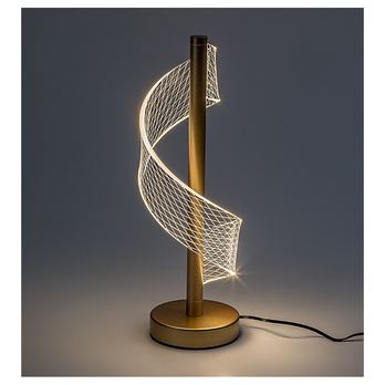 Stolná lampa ZOFRAEL zlatá/priehľadná 2