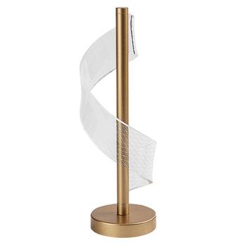 Stolná lampa ZOFRAEL zlatá/priehľadná 3