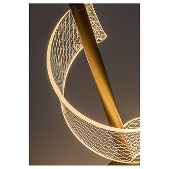 Stolná lampa ZOFRAEL zlatá/priehľadná 5