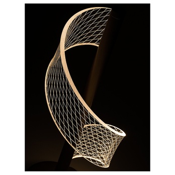 Stolná lampa ZOFRAEL zlatá/priehľadná 6