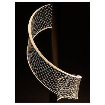 Stolná lampa ZOFRAEL zlatá/priehľadná 7