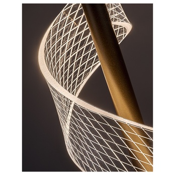 Závesné svietidlo ZOFRAEL zlatá/priehľadná 4