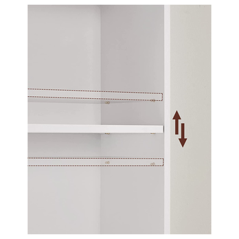 Knižnica ZOLITA III biela 2