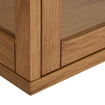 Závesná vitrína ZOMURO 5 dub 6