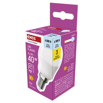 LED žiarovka ZQ1E24 E14, 4,2 W, studená biela 4