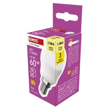 LED žiarovka ZQ1E41 E14, 6,5 W, teplá biela 4