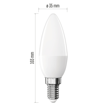 LED žiarovka ZQ3E23 E14, 4,2 W, neutrálna biela 8