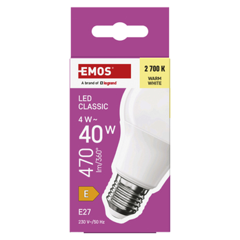 LED žiarovka ZQ5E21 E27, 4 W, teplá biela 3