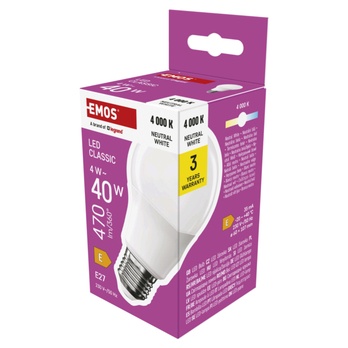 LED žiarovka ZQ5E23 E27, 4 W, neutrálna biela 4