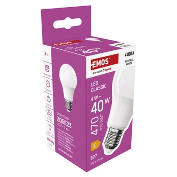 LED žiarovka ZQ5E23 E27, 4 W, neutrálna biela 5