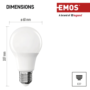 LED žiarovka ZQ5E43 E27, 7 W, neutrálna biela 3