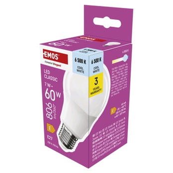 LED žiarovka ZQ5E44 E27, 7 W, studená biela 4