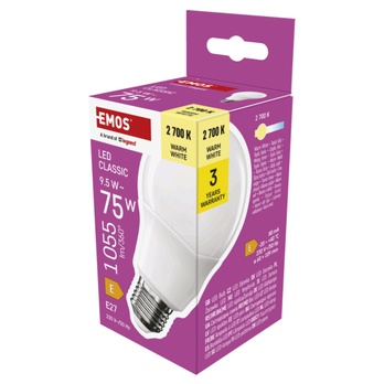 LED žiarovka ZQ5E51 E27, 9,5 W, teplá biela 4