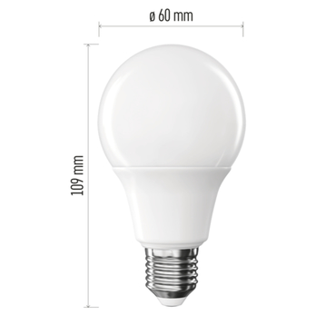 LED žiarovka  ZQ5E53 E27, 9,5 W, neutrálna biela 6