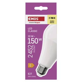LED žiarovka ZQ5E81 E27, 20 W, teplá biela 3
