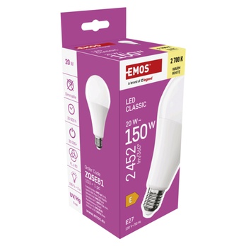 LED žiarovka ZQ5E81 E27, 20 W, teplá biela 5