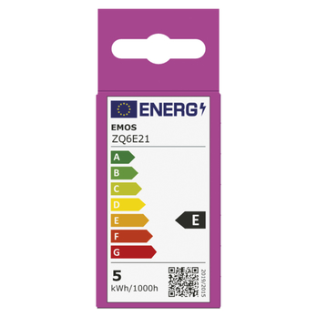 LED žiarovka ZQ6E21 E27, 4,2 W, teplá biela 6