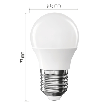 LED žiarovka ZQ6E23 E27, 4,2 W, neutrálna biela 8