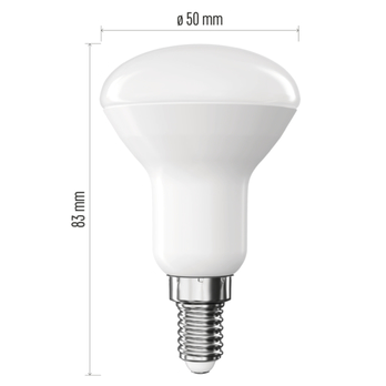 LED žiarovka ZQ7E21 E14, 4,2 W, teplá biela 8