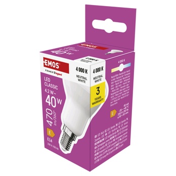 LED žiarovka ZQ7E23 E14, 4,2 W, neutrálna biela 4