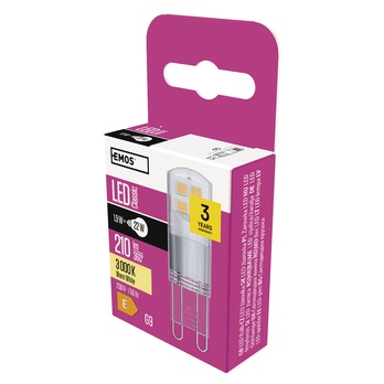 LED žiarovka ZQ9526 G9, 1,9W, teplá biela 1