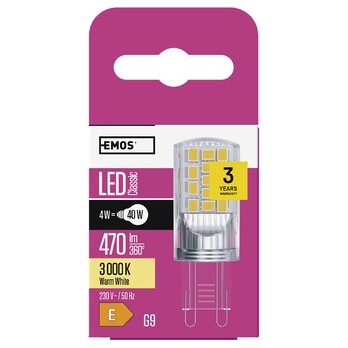 LED žiarovka ZQ9544 G9, 4 W, teplá biela 2