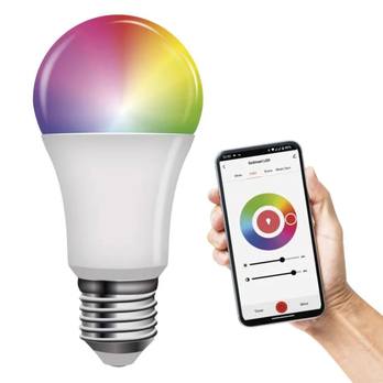 Smart LED žiarovka stmievateľná ZQW515R E27, 11W, viacfarebná + RGB 3