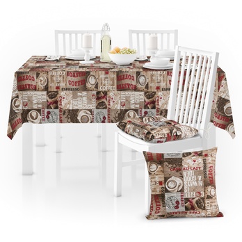 Obrus ZRNKOVÁ KÁVA hnedá, 70x70 cm 1