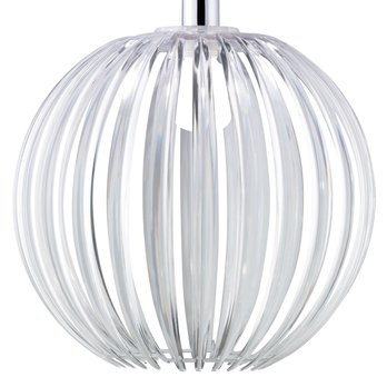 Závesné svietidlo ZUCCA strieborná/priesvitná 1